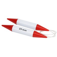 品牌紗 25mm 塑膠輪針, 單色, 1個