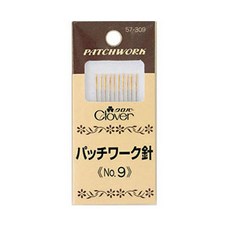 Clover 브랜드실 패치워크 바늘 10개입 세트, 1세트