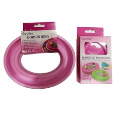 品牌線梭芯環/磁鐵銷桿套組粉色, 1套
