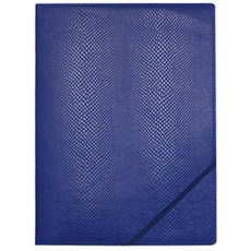 EINTEC A4 超薄皮革報告墊, 藍色, 1 個