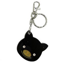 小豬造型滑蓋式手拿鏡, 混合顏色, 1 個