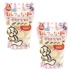 마루칸 애견간식 초유로 만든 영양푸딩젤리, 우유맛, 1개입, 2개