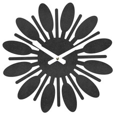 브론즈하우스 MDC-008 벽시계 무소음, 블랙