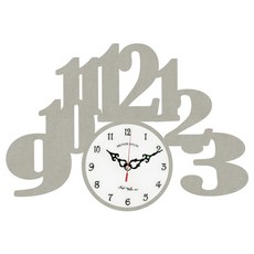 브론즈하우스 MDC-018 벽시계 저소음, 그레이