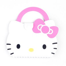 CNG 헬로키티 PP 손잡이 수첩, 핑크, 1개