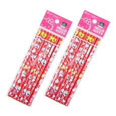 CNG 헬로키티 연필세트 레드, B, 4세트