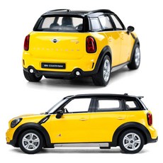 라스타 1:14 미니쿠퍼S 컨트리맨 RC카, 옐로우, 1개