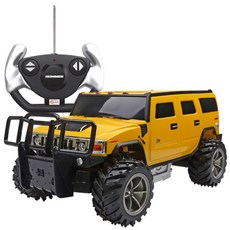 라스타 1:14 험머 H2 RC카, 옐로우, 1개