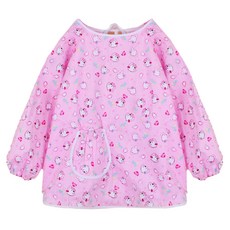 케이코퍼레이션 어린이 앞치마/가운 모네5 L, 1개, 핑크