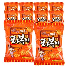 폭스코리아 꼬불꼬불 매콤한 라볶이, 10개, 50g