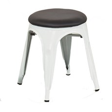 다우체어 비바 철재 의자, A화이트