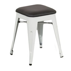 다우체어 비바 철재 의자, B화이트