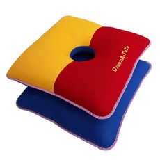 SHINKWANG 四角造型坐墊, 藍色