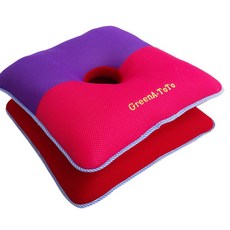 SHINKWANG 四角造型坐墊, 紅色