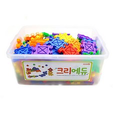 캐스B 크리에듀 빅사각 퍼즐블록 100PCS, 1개
