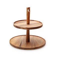 차바트리 2단 케이크스텐드, 1개