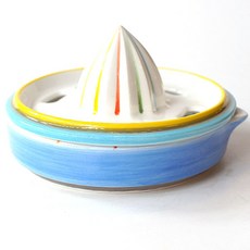 Shezdeco 手繪彩虹檸檬榨汁器, 藍色, 1個