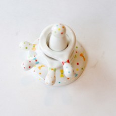 手繪環形筷架 蝴蝶結圖案, 1組