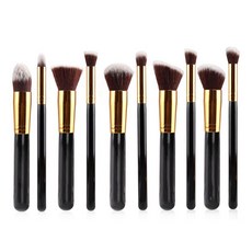 이코디 컬러 업 프리미엄 메이크업 브러쉬 세트, 블랙골드, 1개