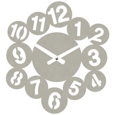 브론즈하우스 MDC-031 벽시계 무소음, 그레이