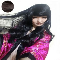 日常假髮 Scroll Jenara Liu Ihwa 全頂假髮, 深棕色, 1套