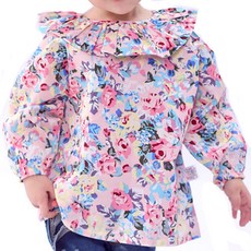 K Corporation 孩童圍裙禮服 Monet 23 尺寸 1, 粉色的, 1 個