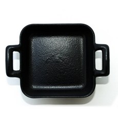 레볼 벨 미니 사각전골냄비 L, 블랙, 1개