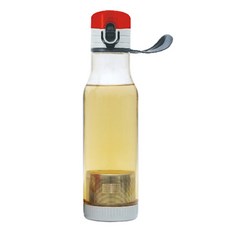 mir 倒置單鍵綠茶水瓶, 紅色, 550ml