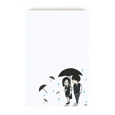 웹툰샵 연애혁명 메모지, 100매, Rain