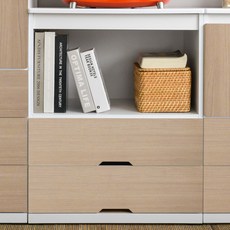 다우드 프리첼 2단 오픈 서랍장, 화이트메이플