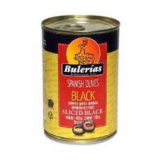 불레리아스 슬라이스 블랙올리브 통조림, 400g, 1개