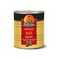 불레리아스 슬라이스 블랙올리브 통조림, 3kg, 1개