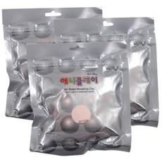 애니클레이 50g 파우치, 연주황