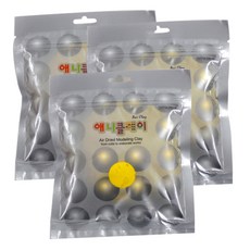 애니클레이 50g 파우치, 노랑