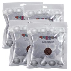 애니클레이 폼클레이 50g 파우치, 4개, 밤색