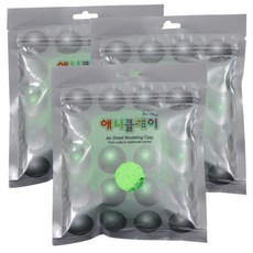 애니클레이 50g 파우치, 형광초록