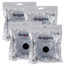 애니클레이 폼클레이 50g 파우치, 4개, 검정
