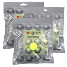 애니클레이 50g 파우치, 형광노랑
