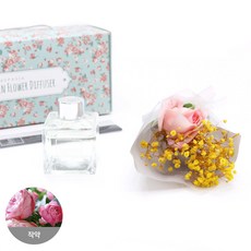 ASPASIA 人造玫瑰花束+擴香瓶禮盒組, 1組