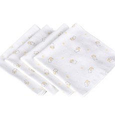 해피오가닉 베이비램 유아 손수건 4매