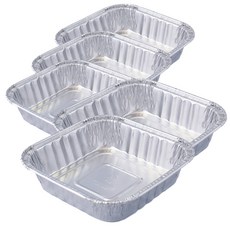 서광알미늄 은박 직화 일회용 사각용기 S27, 5개입, 1개