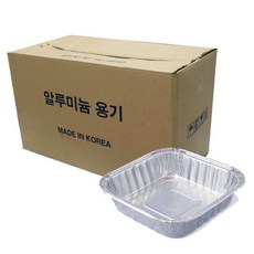 서광알미늄 은박 직화 일회용 사각용기 S27, 200개입, 1개
