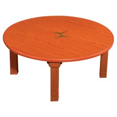 實木圓形多功能桌 81cm, 櫻桃, 1 個