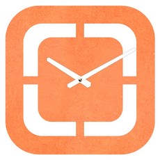 브론즈하우스 MDC-098 벽시계 저소음, 오렌지