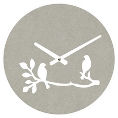 브론즈하우스 MDC-096 벽시계 무소음, 그레이