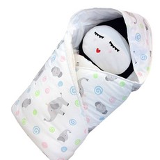 ddasum 大象印花多用途棉質包巾