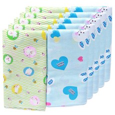 베베원 순면 캐릭터 이중 엠보 가제 손수건 세트 H형