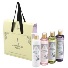 WHY 퍼퓸 헤어케어 4종 콜렉션 선물세트, 1개, 샴푸 400ml x  3종 + 트리트먼트 380ml