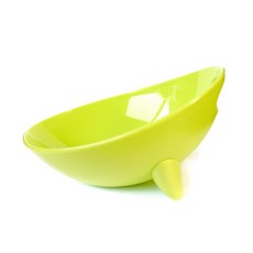 웨트노즈 스쿱겸용 애견 식기 3컵, 연그린, 1개