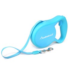 펫메이트 워크어바웃 야광 애견 자동줄 L, 블루, 1개